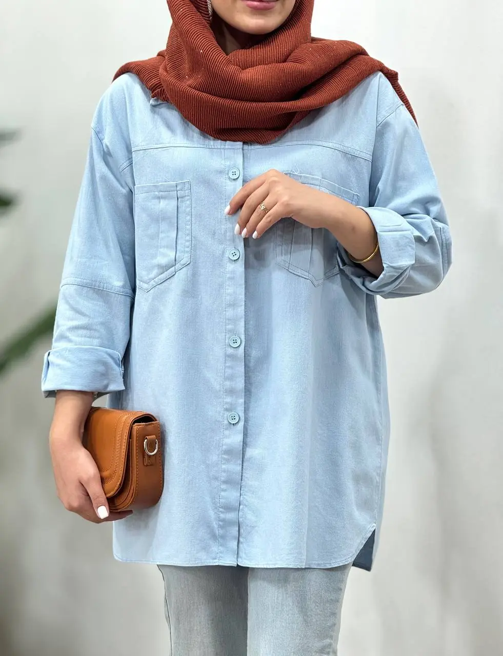 مانتو کتان کاغذی هونیا